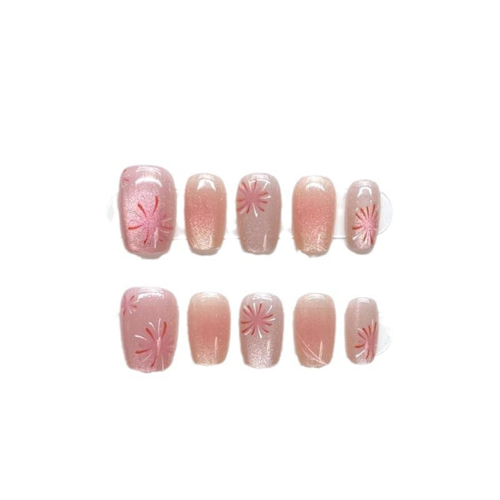Premium Glitter Press-On Nail Set Bowlift
