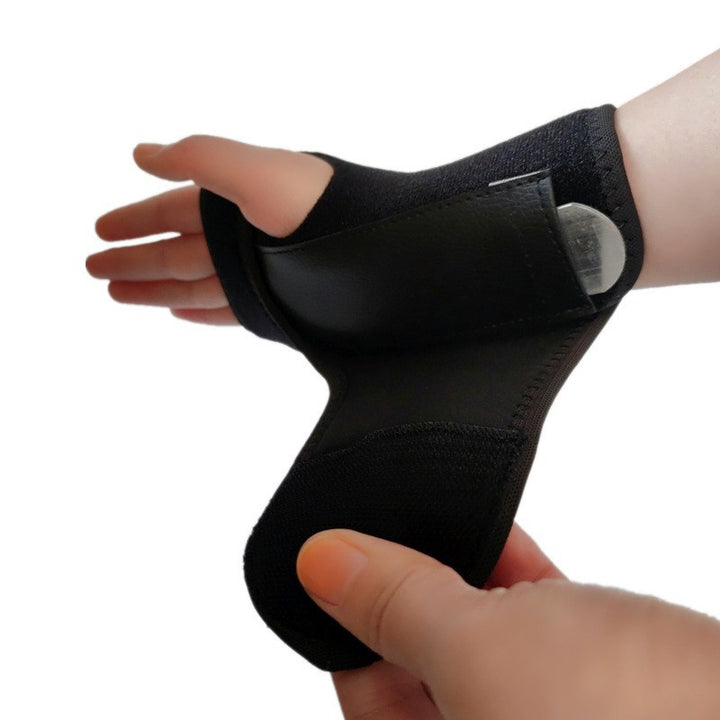 Adjustable neoprene wrist brace thumb stabilizer dual strap Bowlift