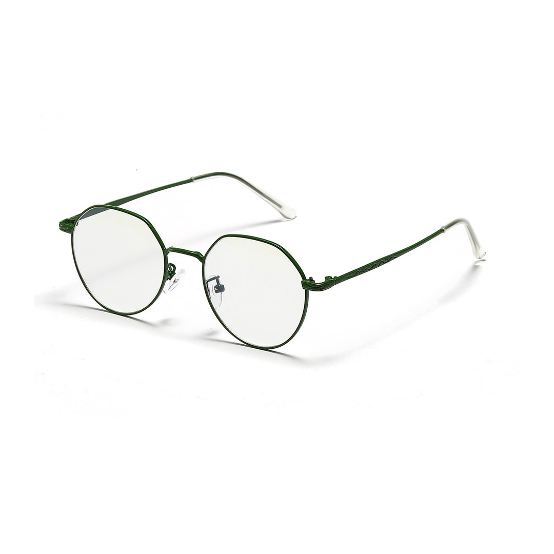 Women's round glasses with delicate metal frame Bowlift
