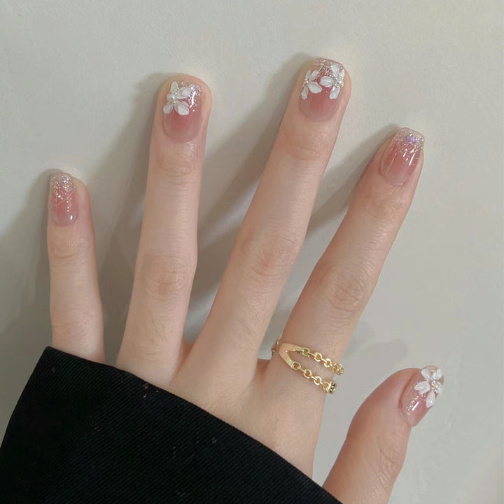 Elegant Sculpted Press-On Nails Bowlift