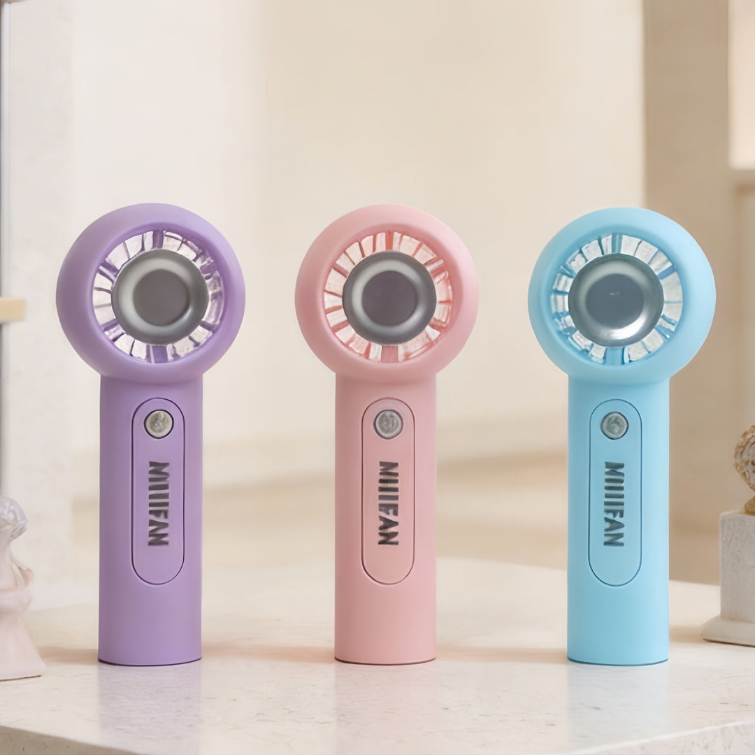 Women Portable USB Mini Fan with Innovative Design Bowlift