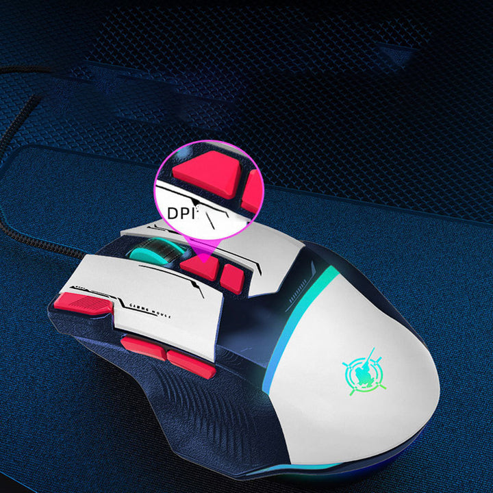 Gaming mouse with RGB lighting and precise DPI control Bowlift