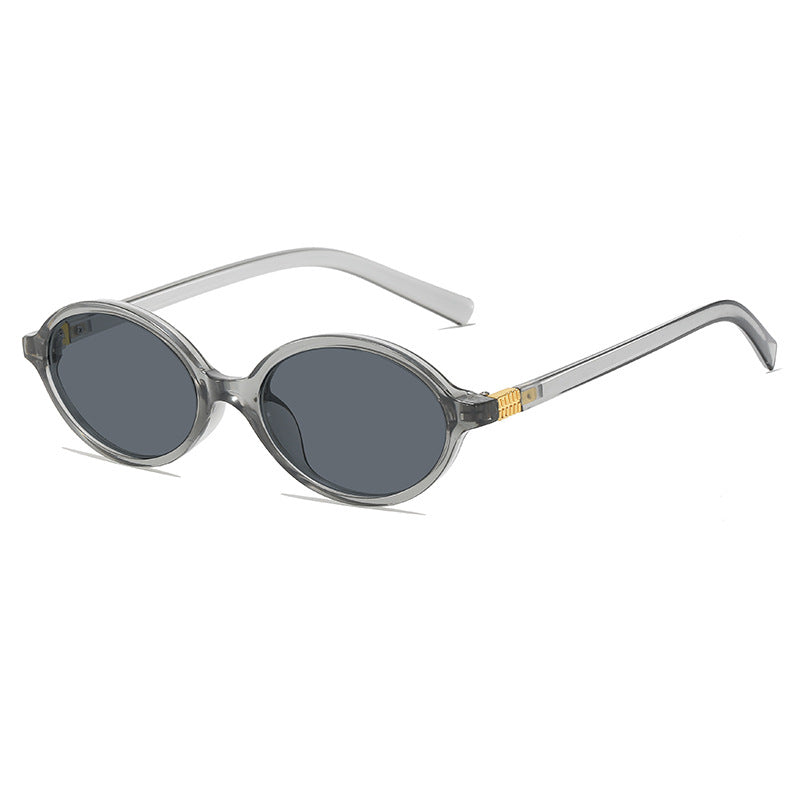 Vintage-Inspired Oval Frame Eyeglasses Bowlift