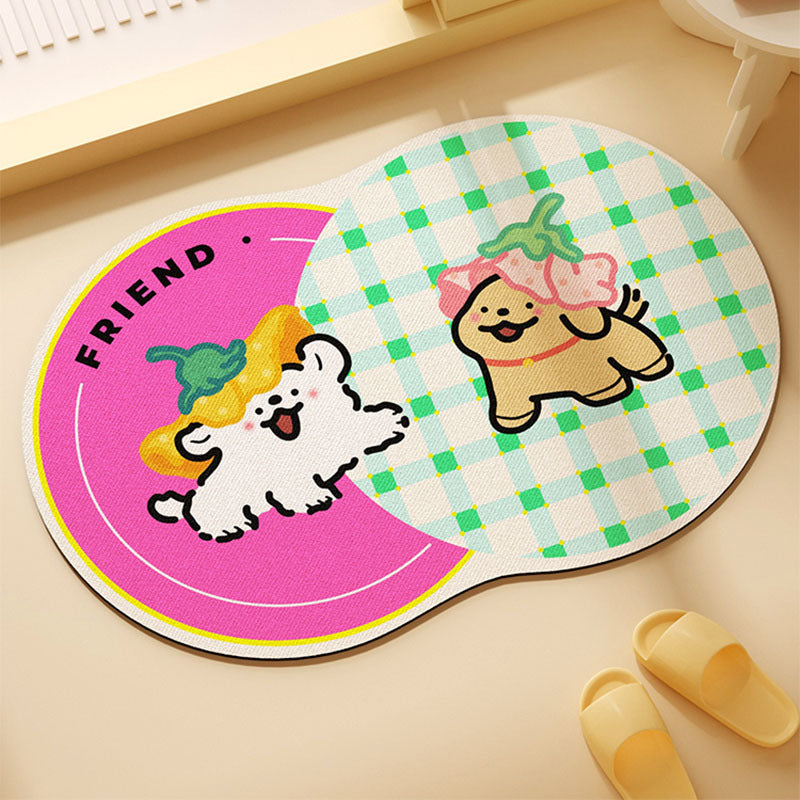 Fun Donut-Themed Bath Mat Bowlift