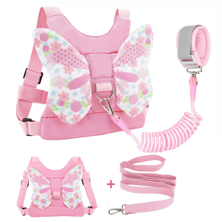 Butterfly-Themed Toddler Harness Backpack Bowlift