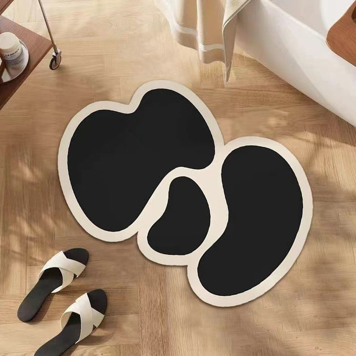 Abstract Shaped Bath Mat Bowlift