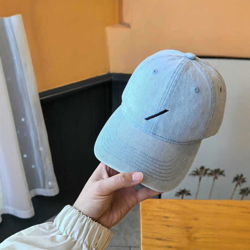 Men's Classic Denim-Style Baseball Cap Bowlift