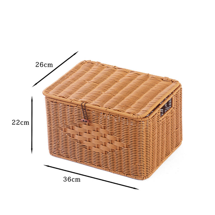 Rectangular Woven Storage Box Bowlift