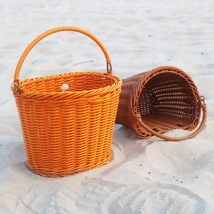 Handmade bicycle accessory basket Bowlift