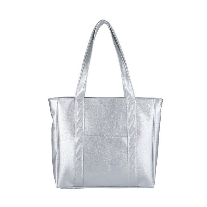 Classic Faux Leather Tote Bag Bowlift