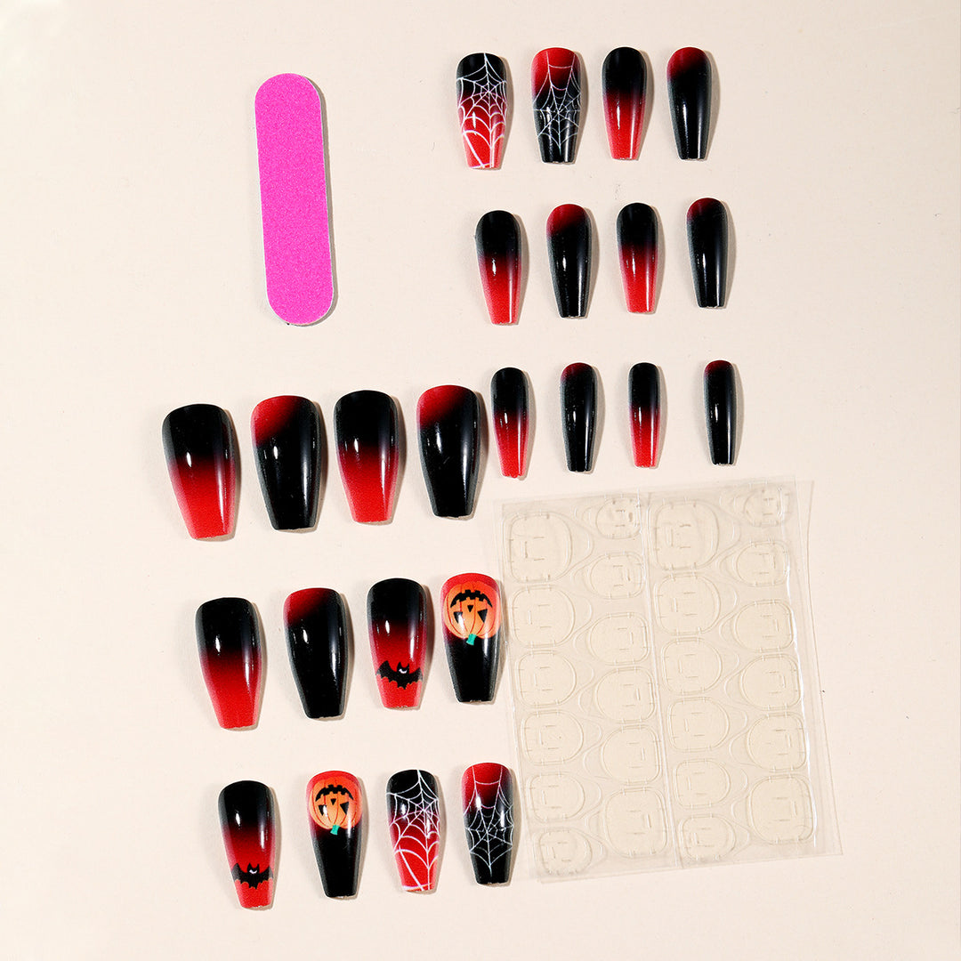 Halloween-Inspired Acrylic Nail Art Bowlift