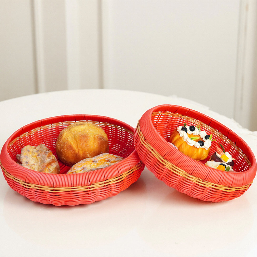 Ladies Decorative Fruit Stand with Stylish Weaving Bowlift