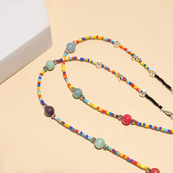 Colorful Beaded Eyewear Chain Bowlift