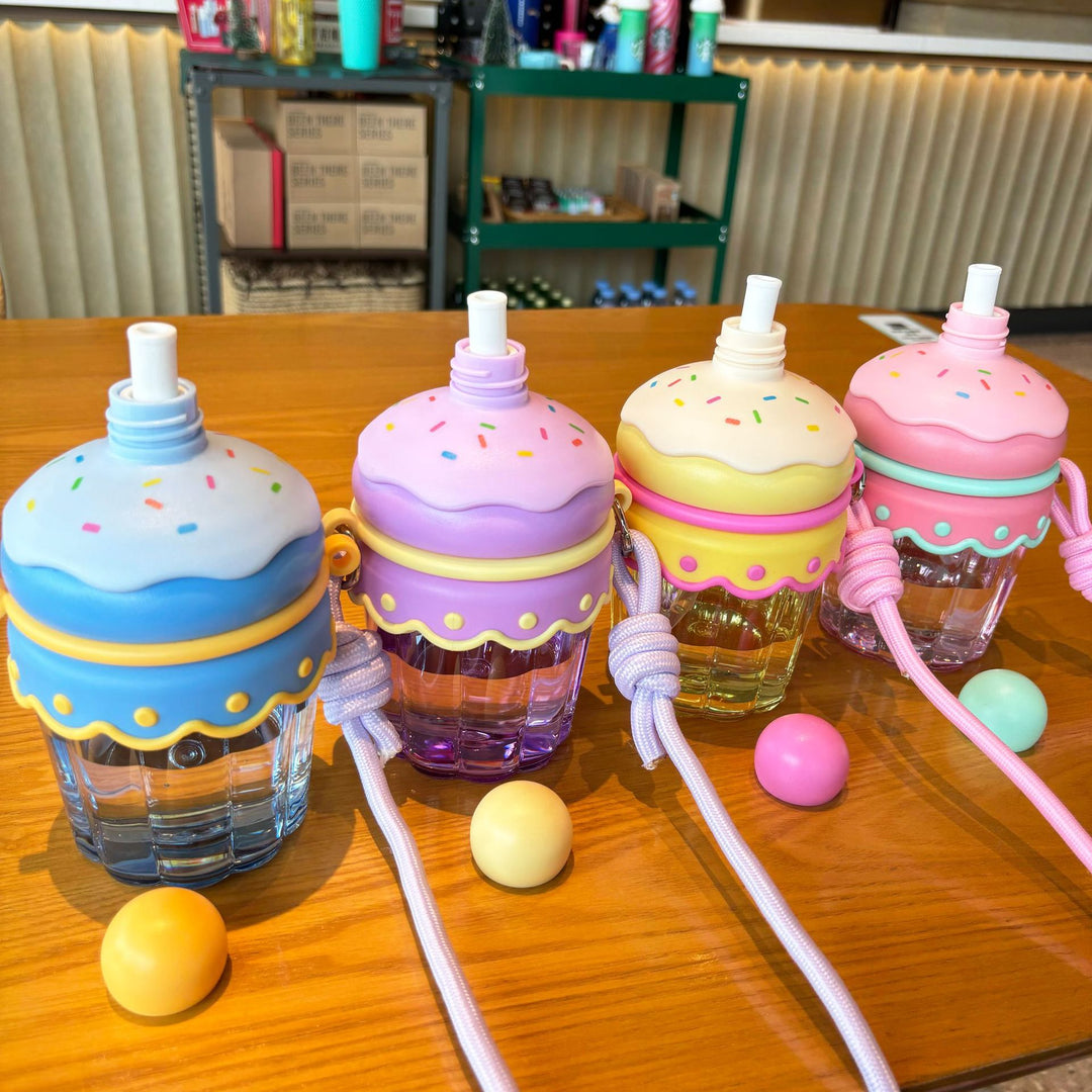 Women creative Cupcake water bottle Bowlift