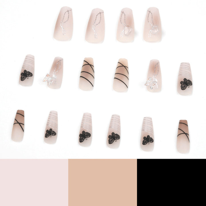 Artful Nail Extensions with Modern Graphics Bowlift