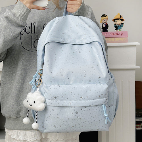 Backpack Made of Durable Material with Sparkling Stars Bowlift