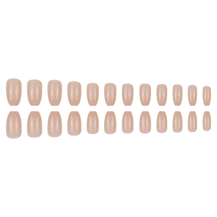 Glossy Almond-Shape Press-On Nails Bowlift