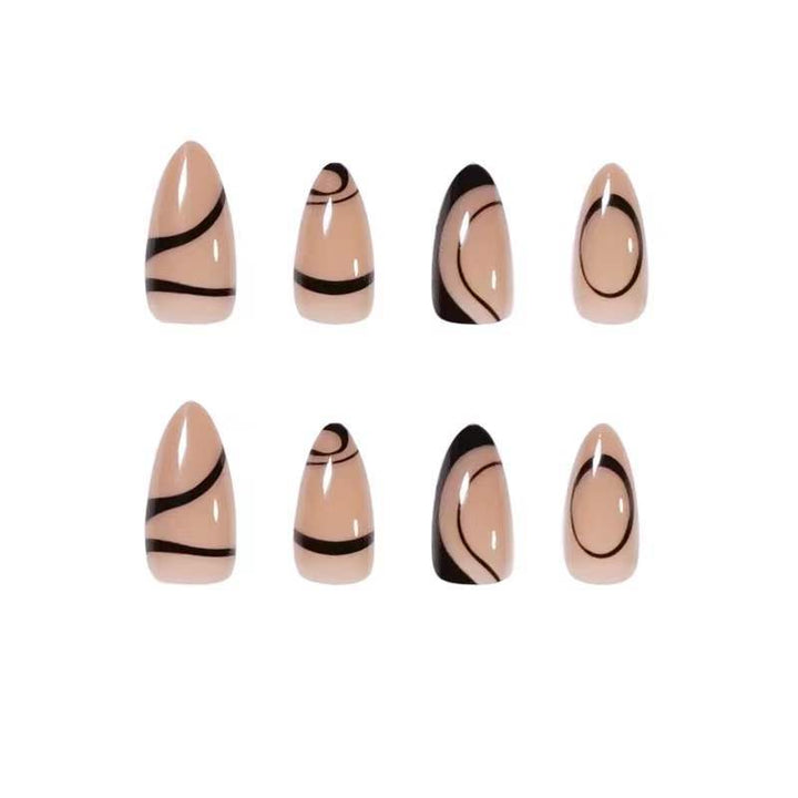 Artificial nails with elegant minimalist design Bowlift