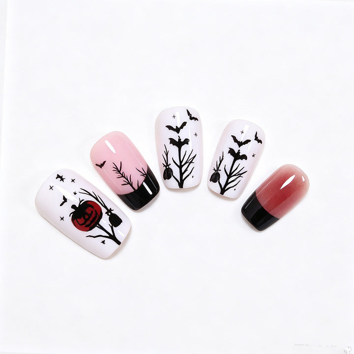 Themed Halloween Nail Art Design Bowlift
