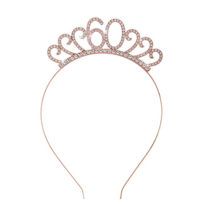 Ladies Crystal Tiara with Custom Designed Number Motif Bowlift