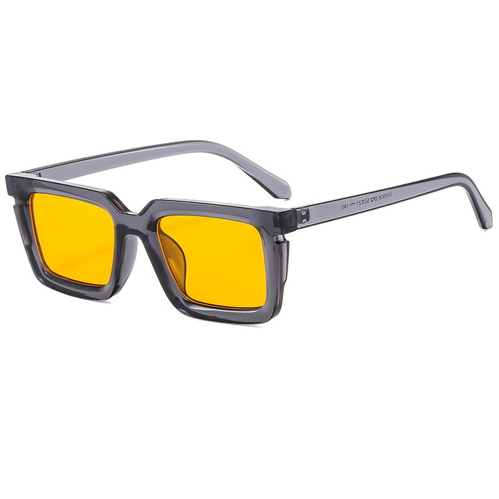 Men's Bold Retro Square Sunglasses Bowlift