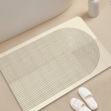 Unisex Stylish Geometric Pattern Bath Mat Bowlift