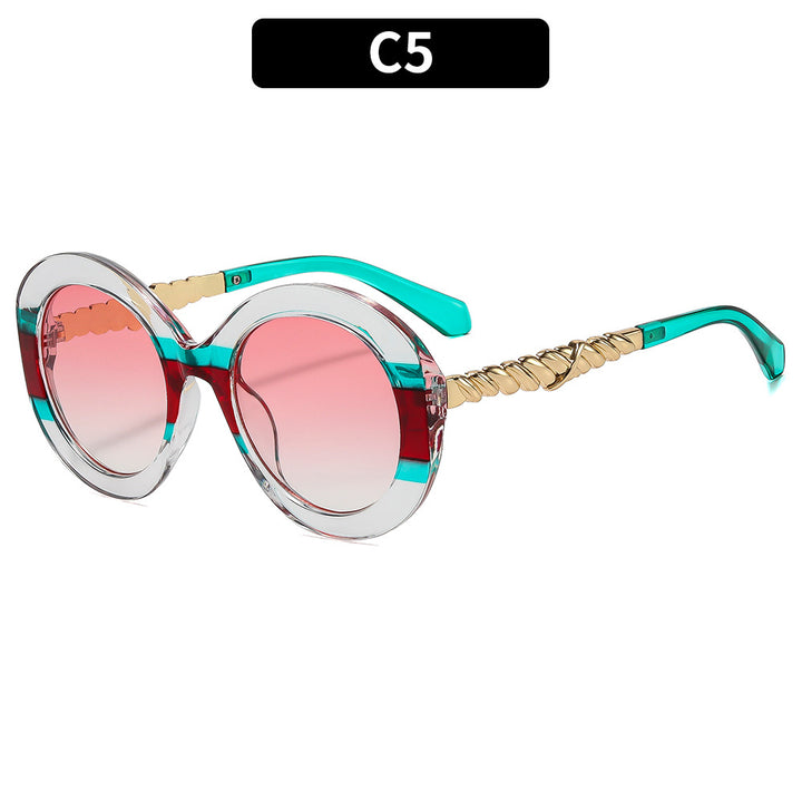 Statement Circle Frame Sunglasses