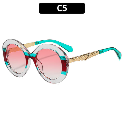 Statement Circle Frame Sunglasses