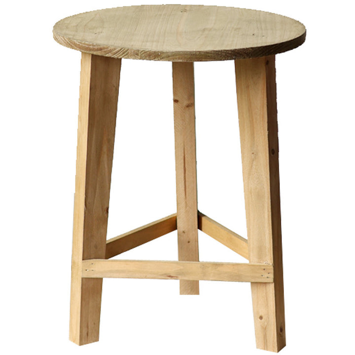 Rustic side table made of solid wood Bowlift