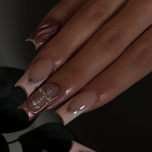Artistic Long Nail Set Bowlift