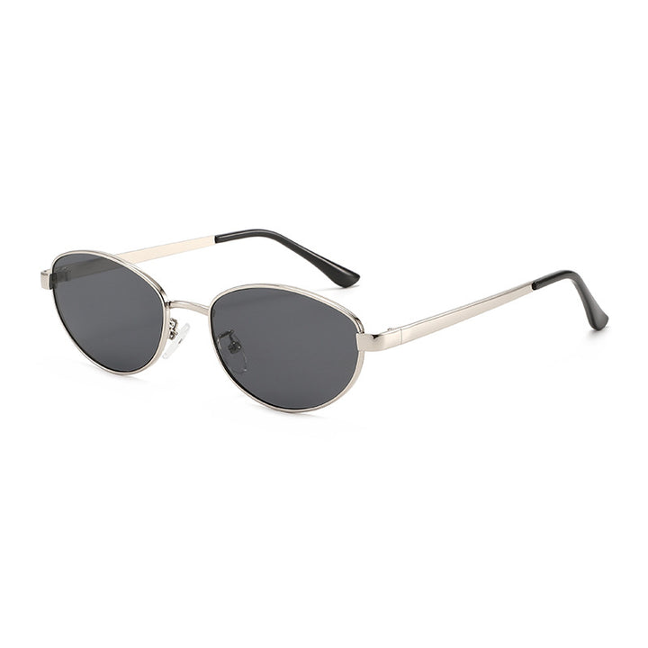 Women's fashionable sunglasses with narrow metal frame Bowlift