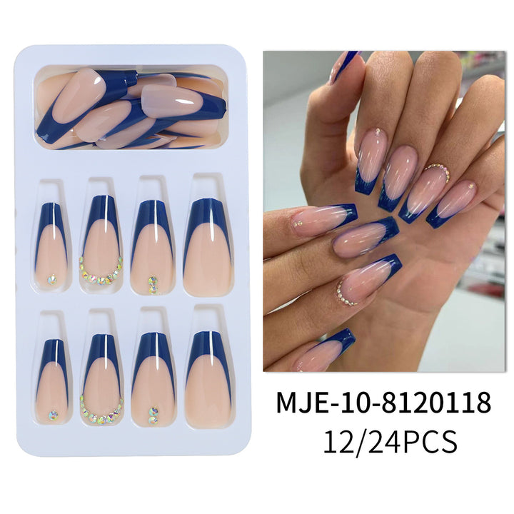 Premium French Tip Press-On Nail Set Bowlift