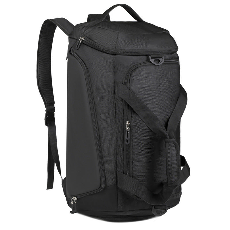 Unisex sporty travel bag with reinforced bottom and ventilation compartments Bowlift