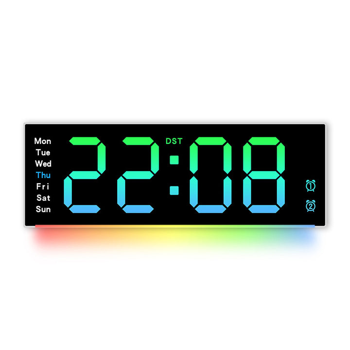 Digital wall clock with temperature sensor Bowlift