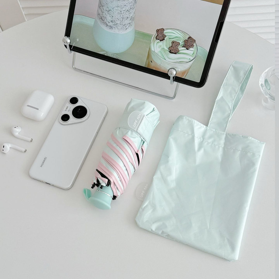 Women Foldable Shopping Bag with UV Protection Bowlift