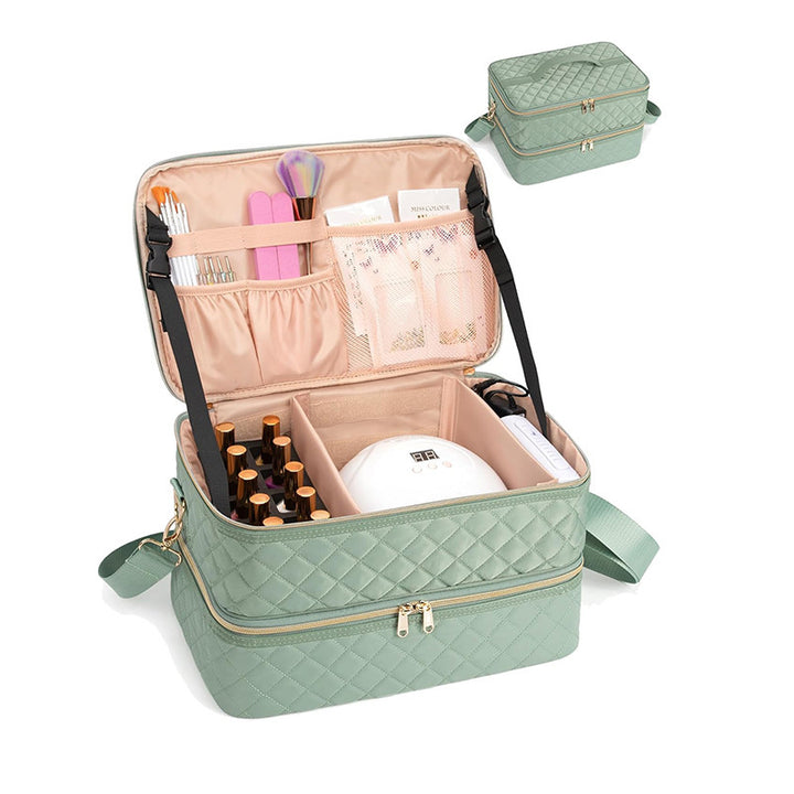 Elegant cosmetic organizer with multiple compartments Bowlift