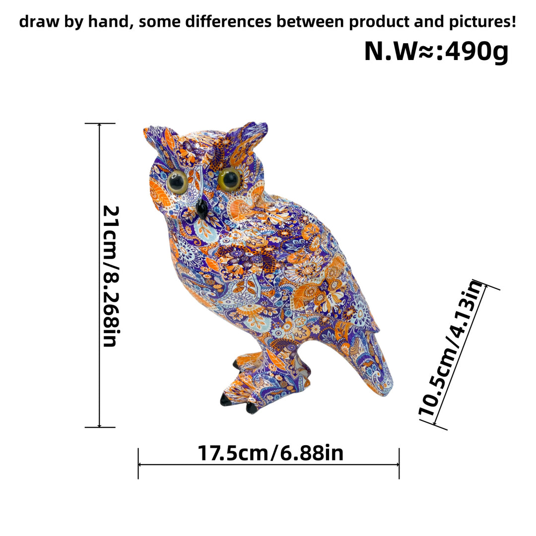 Artistic Owl Decorative Figure Bowlift