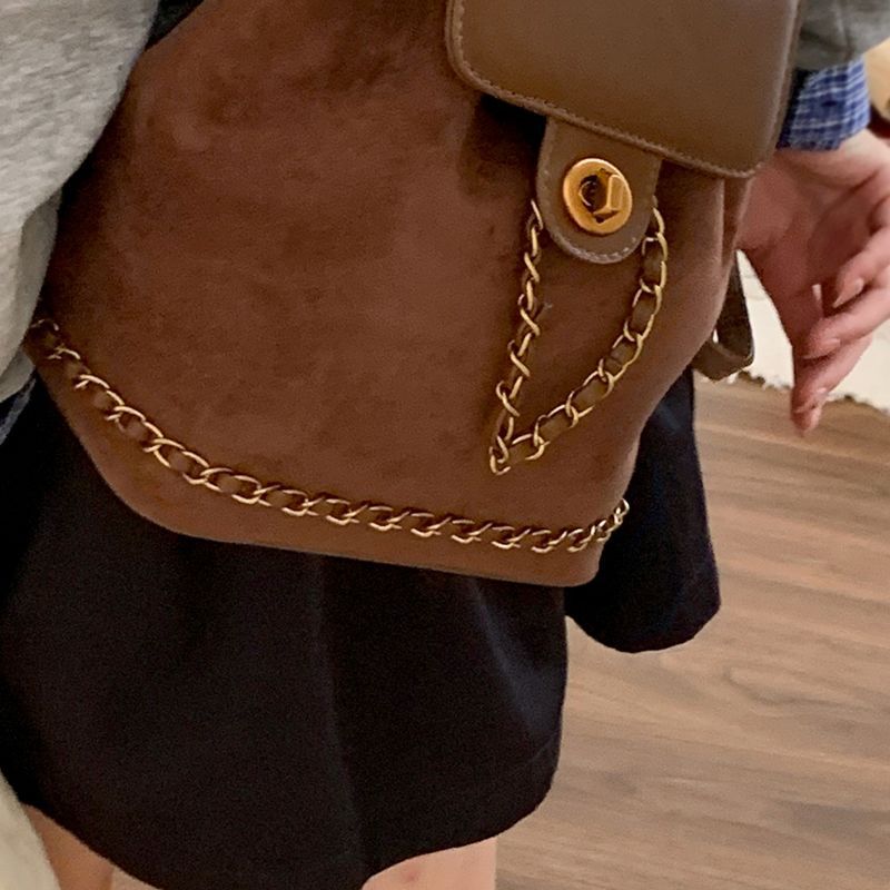 Premium Suede Backpack Bowlift