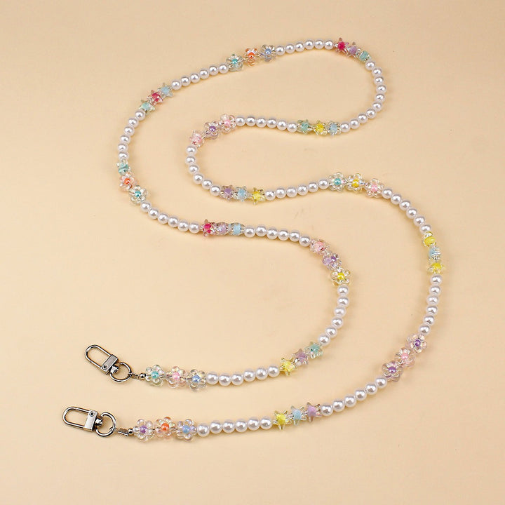 Stylish Pearl and Chain Necklace Bowlift