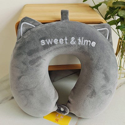 Unisex Neck Support Pillow with Cute Animal Design Bowlift