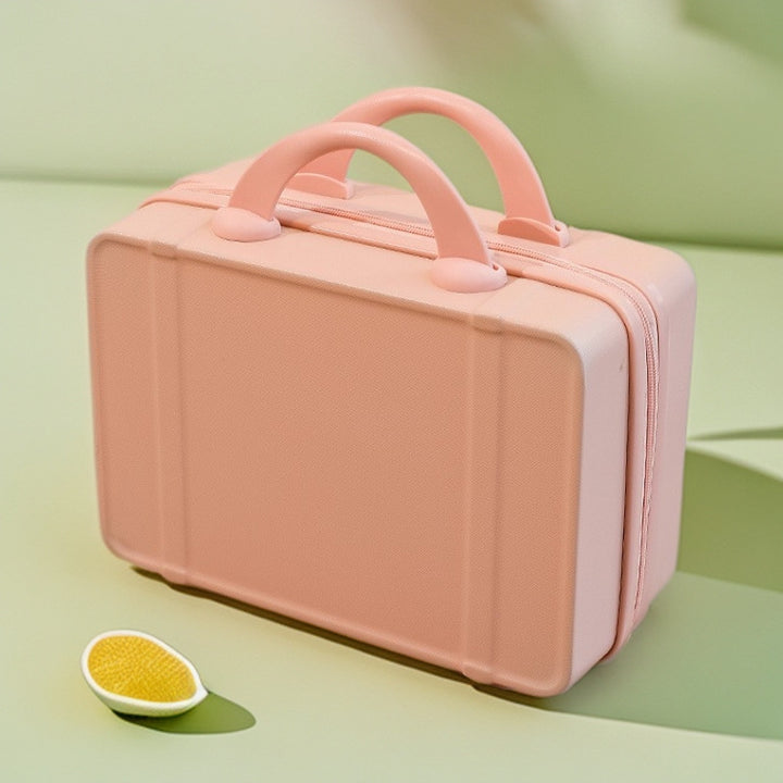 compact hard-shell cosmetic and travel vanity case with dual top handles Bowlift