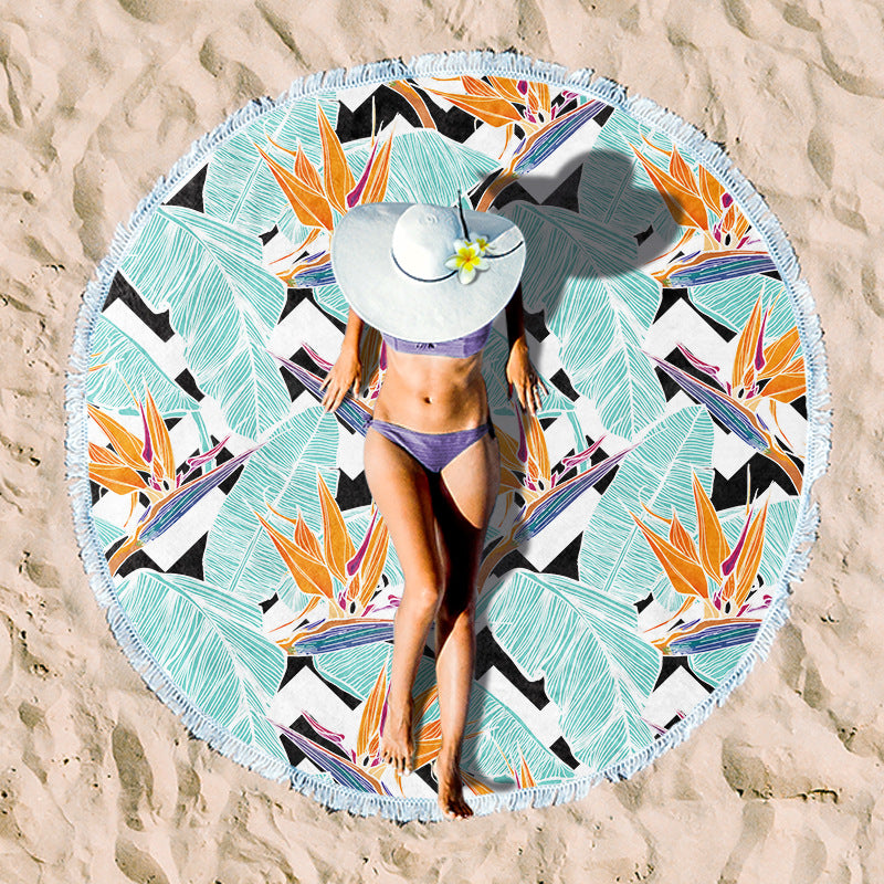Rundstrand towel with unique sunset design Bowlift