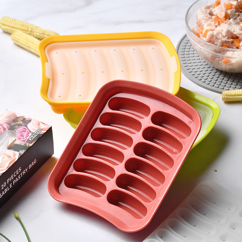Silicone ice cube mold with integrated cooling design Bowlift