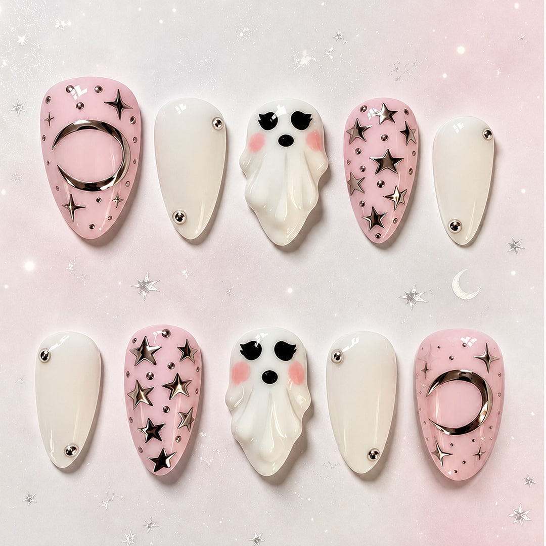 Creative Halloween Nail Art Set with Creepy Designs Bowlift