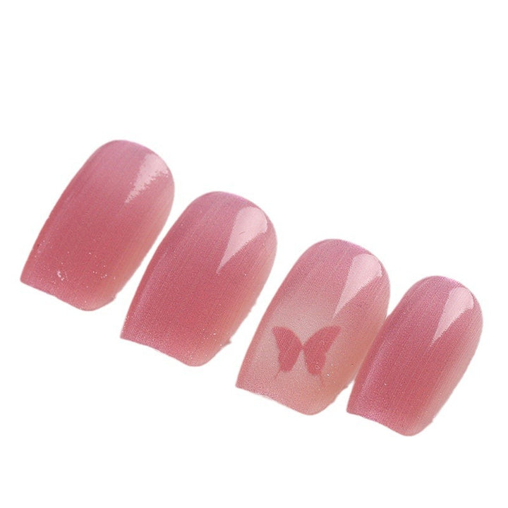 Stylish Press-On Nail Set Bowlift