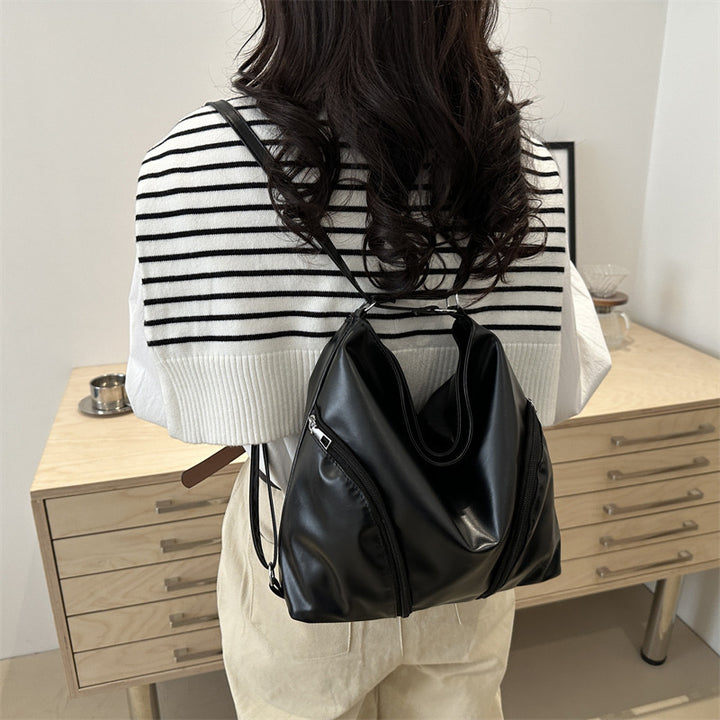 Chic Faux Leather Hobo Bag Bowlift