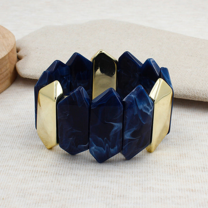 Geometric Resin Bracelet Bowlift
