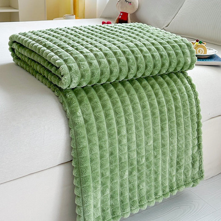 Ridge Textured Throw Blanket Bowlift