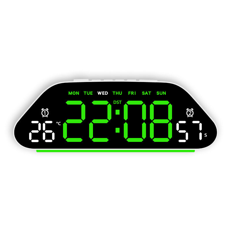 Digital Alarm Clock with Versatile Features Bowlift