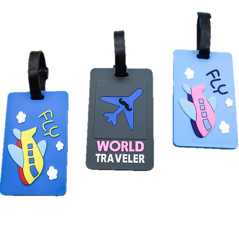 Unisex Luggage Tag in Creative Airplane Design Bowlift